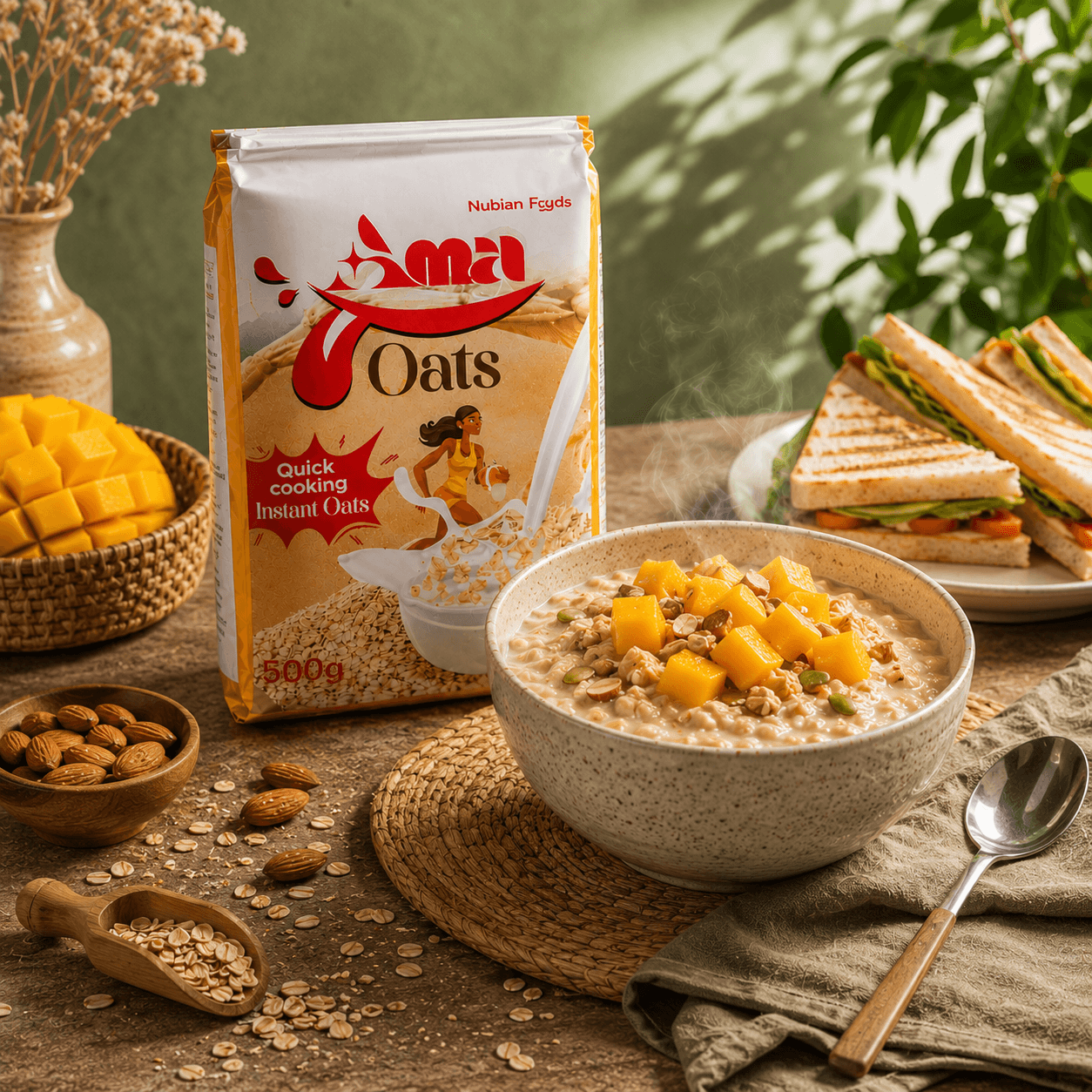 Ama Oats 500g - 3 Box of 20 Packs