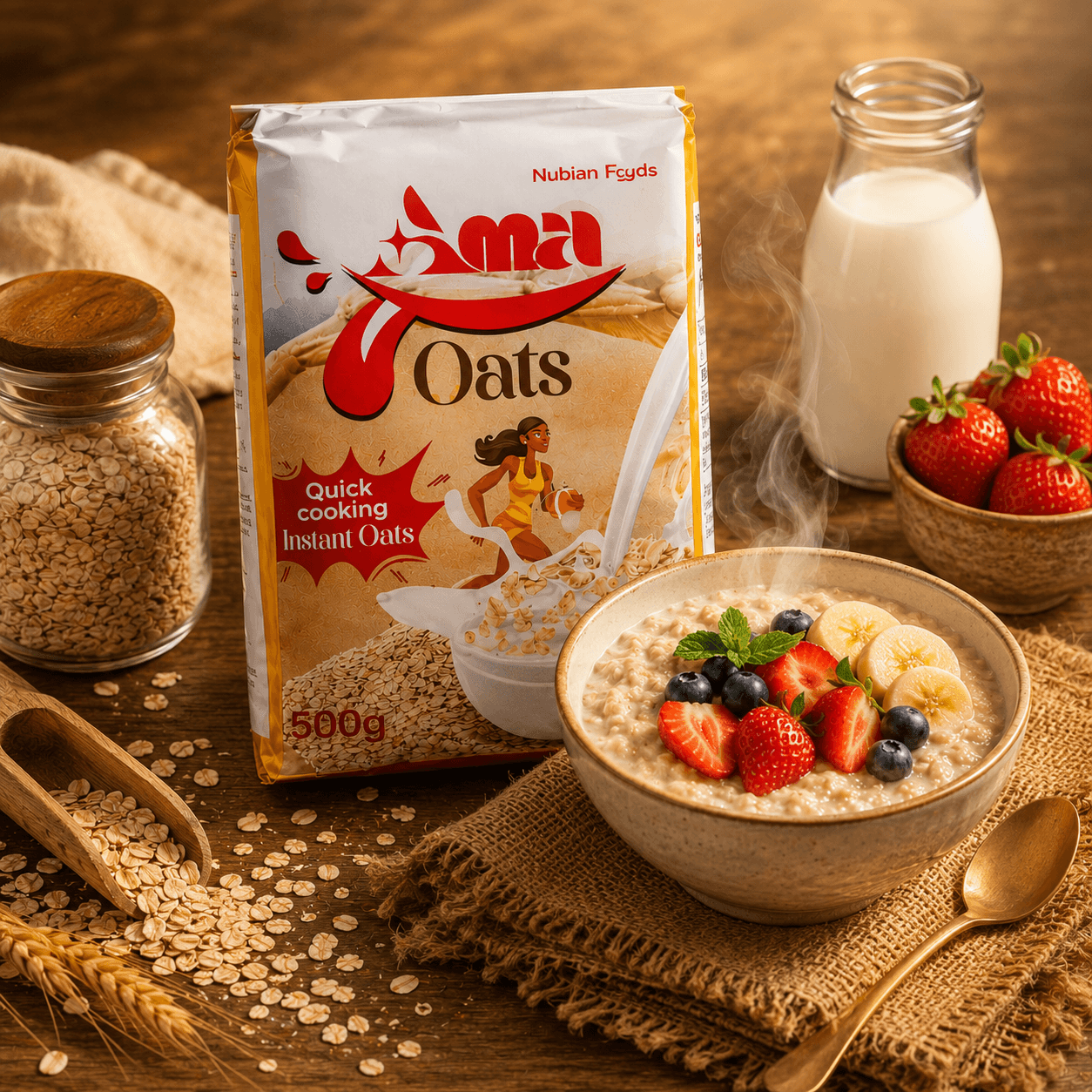 Ama Oats 500g - 1 Box of 20 Packs